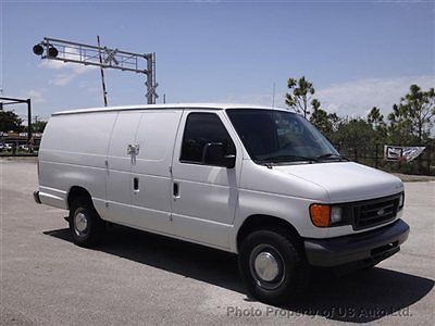 2006 ford e350 cargo van turbo diesel one owner clean carfax florida financing