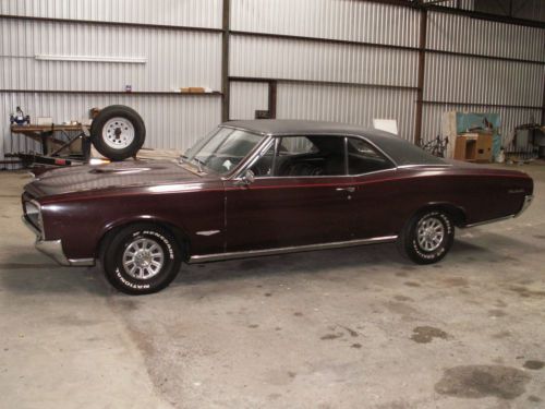 1966 gto barn find 2 dr h.t.  242 code  restoration started than abandoned