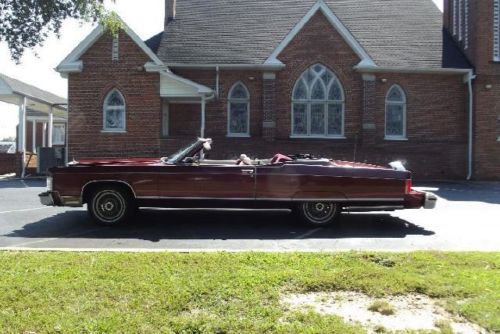 1977 lincoln continental convertible &#034;rare find&#034; excellent condition must see