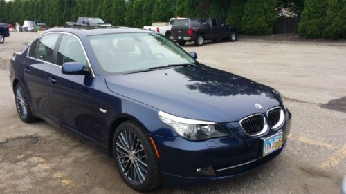 2008 bmw 535i manual, blue with grey interior.47,000 miles