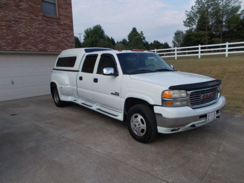 2001 gmc sierra 3500 dually v8 duramax diesel crew cab long bed