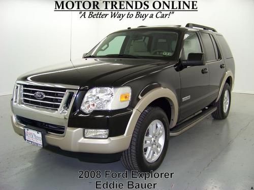 Eddie bauer leather sunroof sync bluetooth 7 pass 2008 ford explorer 41k