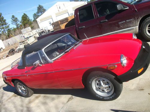 1977 mgb red beauty perfect project
