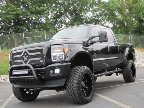 Ford f-350 2015 lariat 6.7 diesel 4wd customized stealth edition loaded a+