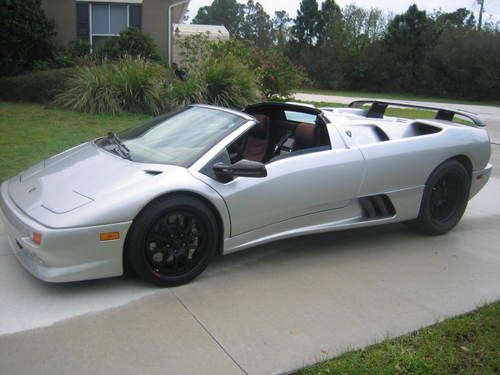 1997 1/2 lamborghini diablo vt roadster rare low mile excellent condition