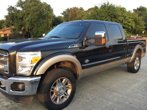 2011 ford f-250 king ranch 6.7l turbo diesel 4x4 navigation/loaded