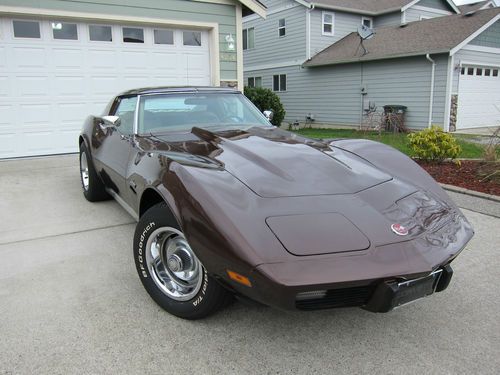 1975 chevy corvette stingray 350v8 l48 numbers matching 70k orig a/c t-top 74-76