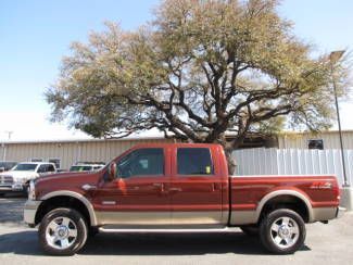 King ranch heated leather 6 cd 20 inch alloys sunroof powerstroke diesel 4x4 fx4