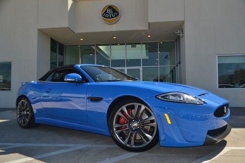 Xkr-s $10k off msrp french racing blue