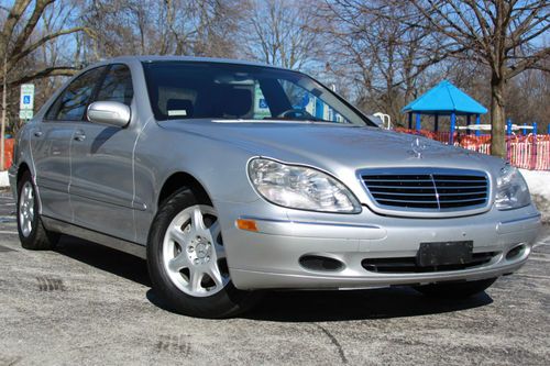 2002 mercedes s class s430 lwb 35,000miles 1 owner clean carfax history