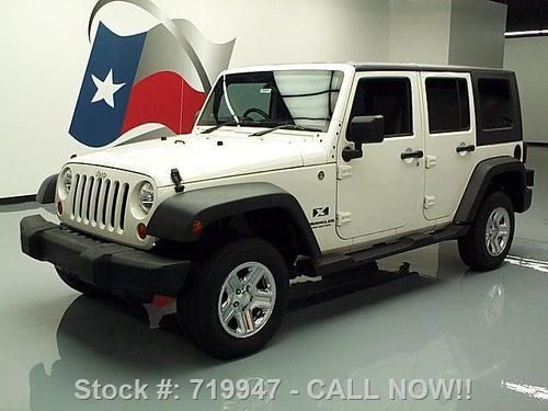 2009 jeep wrangler unltd 4x4 auto right hand drive 66k texas direct auto