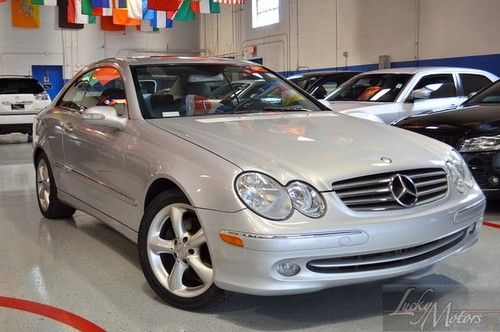 2005 mercedes-benz clk-class clk320, one owner, leather, wood, low miles!