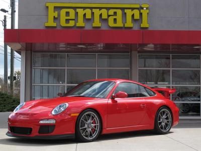 2011 porsche 911 gt3 coupe/ guards red over black/ large options list