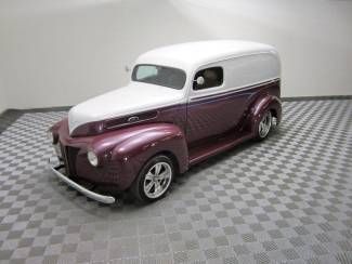 1947 ford panel street rod custom.