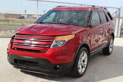 2013 ford explorer limited 4wd damaged clean title priced to sell export welcome