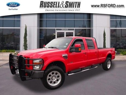 2008 ford f-350 super duty 8ft bed off road navi leather red 4x4 joe281323-3305