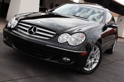 2009 mercedes clk350 coupe. prem. blk/tan. clean in/out. 1 owner. clean carfax.