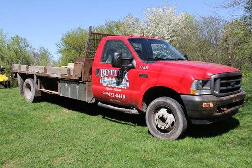 Ford f-450 flatbed truck diesel