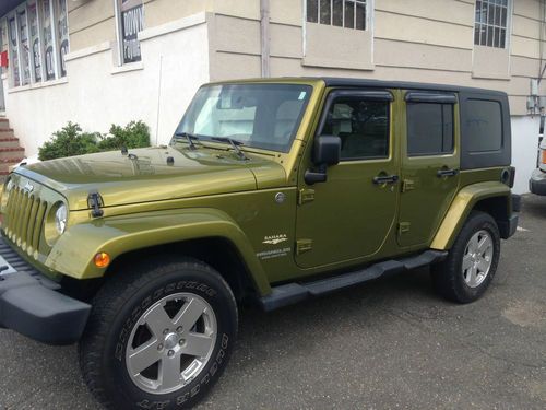 2008 jeep wrangler unlimited sahara sport utility 4-door 3.8l