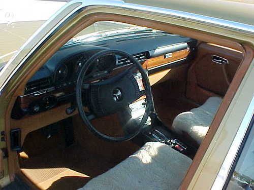 1976 mercedes 450 sel,55k mi,gold exterior, gold leather interior