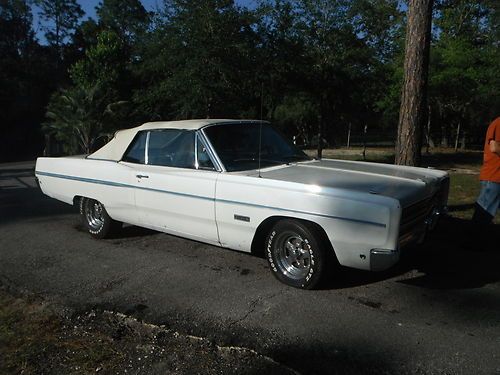 1968 plymouth fury 3 convertible a/c automatic