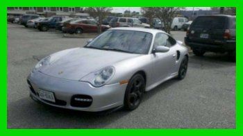 2001 porsche 911 turbo 3.6l h6 24v manual awd coupe premium carbon fiber leather