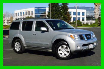 2005 nissan pathfinder le awd v6 leather navigation moonroof tow