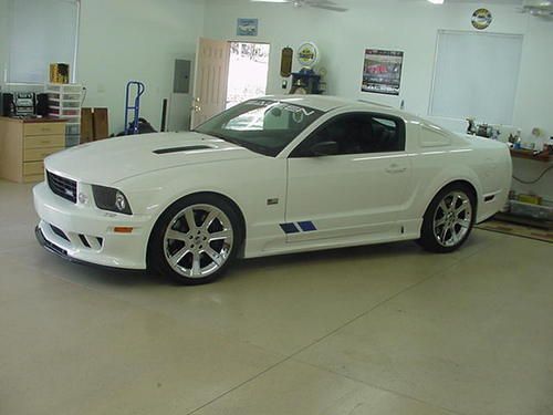 2006 saleen extreme mustang coupe one of 7 in white 5260 miles