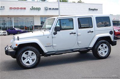 Save at empire dodge on this nice unlimited sahara auto 4x4 with body color top