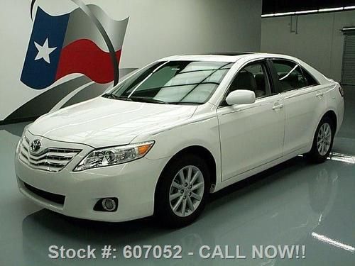 2010 toyota camry xle v6 leather sunroof navigation 12k texas direct auto