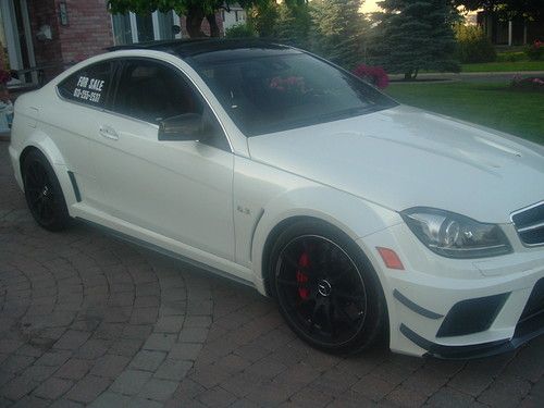 2012 mercedes-benz c63 amg black series coupe combo rare!! one of a kind