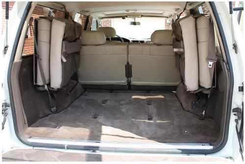 1997 toyota land cruiser 4dr 4wd - white, tan leather interior