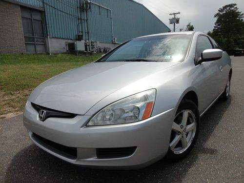 2003 honda accord ex-l coupe,4 cyl,5-speed,one owner,clean carfax,no reserve!!!!