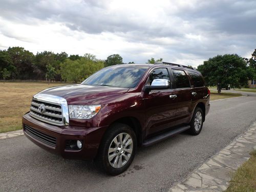 2011 toyota sequoia limited 5.7l v8 sunroof backup camera 20in wheels loaded!