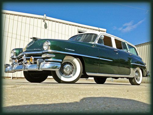 * ~ * 1953 chrysler town and country wagon * service records * beautiful car! *