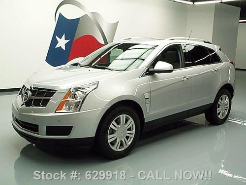 2010 cadillac srx lux pano sunroof htd leather only 18k texas direct auto