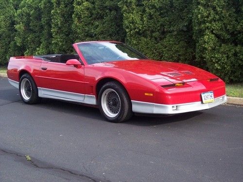 1987 pontiac firebird trans am convertible, 1 of 170 made, low miles, must see