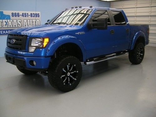 We finance!!!  2009 ford f-150 fx4 4x4 lift roof leather 20 rim 1 own texas auto