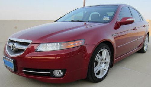 2008 acura tl  moroccan red pearl, navigation