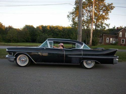 1958 cadillac sedan de ville solid original car.