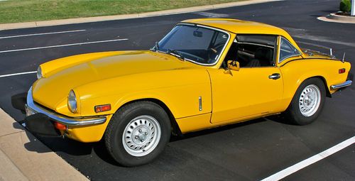 1979 truimph spitfire factory hardtop. 1 family owned.