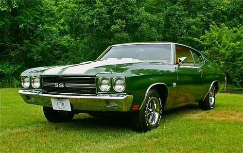 1970 chevelle l78 396 build sheet assembly line restored 100% detailed