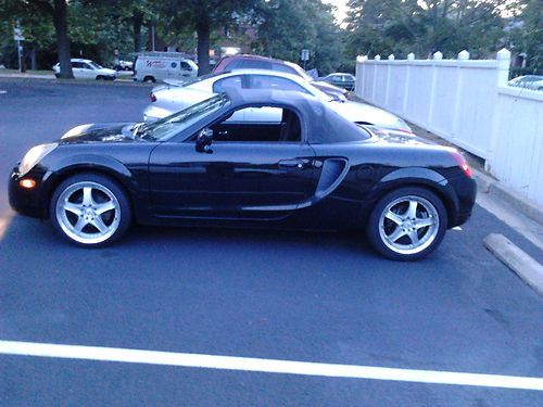 2000 black toyota mr2 spyder (12,000 miles on replacement engine)