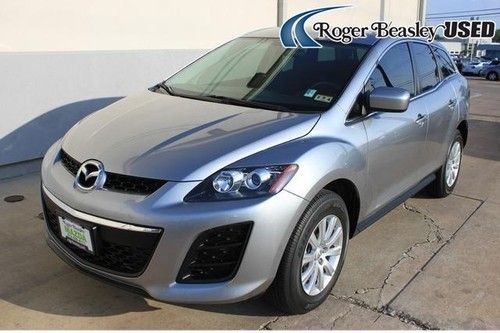 11 mazda cx-7 i sv automatic silver auxiliary input cruise control traction tpms