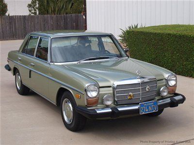1976 mercedes 300d,1 owner california car,original with no accidents or rust