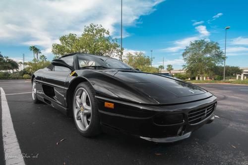 The perfectly sorted ferrari 355 spider, black on tan, 6 spd manual