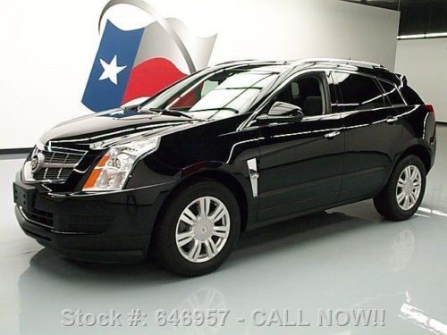 2010 cadillac srx awd pano sunroof blk on blk 18&#039;s 32k texas direct auto