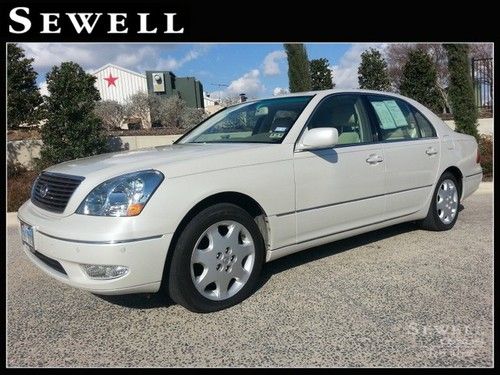 03 ls430 navi premium sound heated cooled seats sunroof cd low mileage one owner