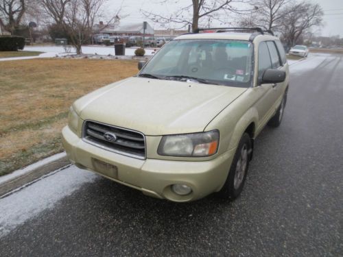 2003 subaru forester 2.5 xs :leather moonroof high miles selling no reserve