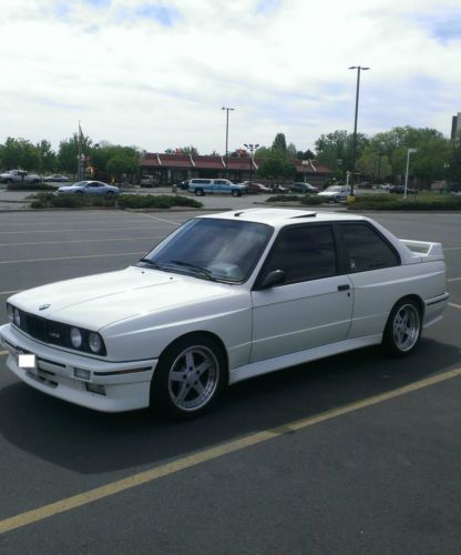 Rare 1988 bmw e30 m3 s14 alpine white/cardinal